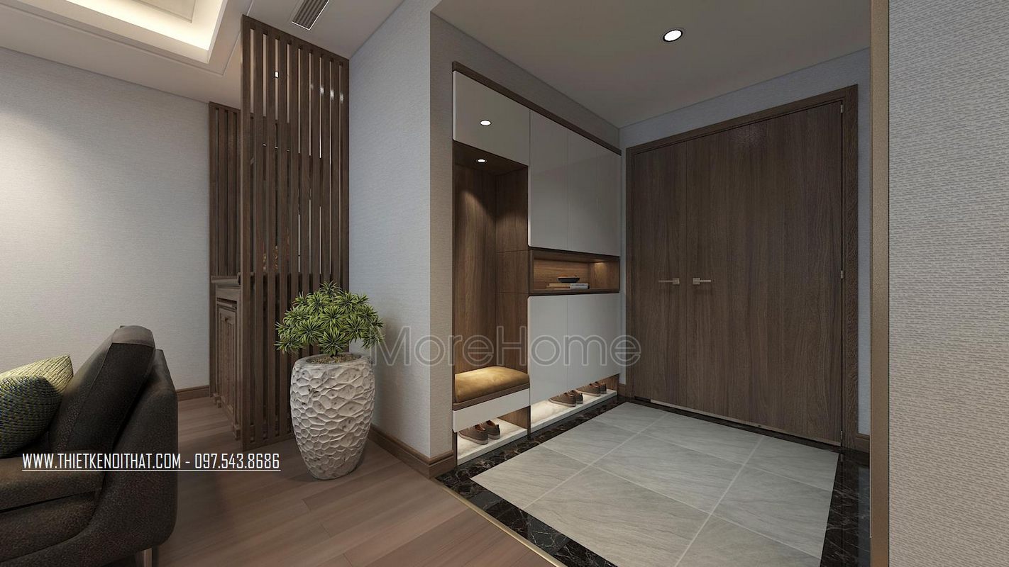 Thiết kế nội thất chung cư hiện đại N05 Hoàng Đạo Thúy